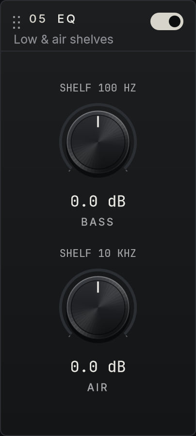 EQ module card